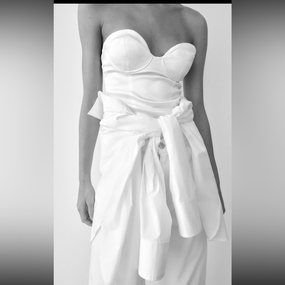zara satin effect bodysuit